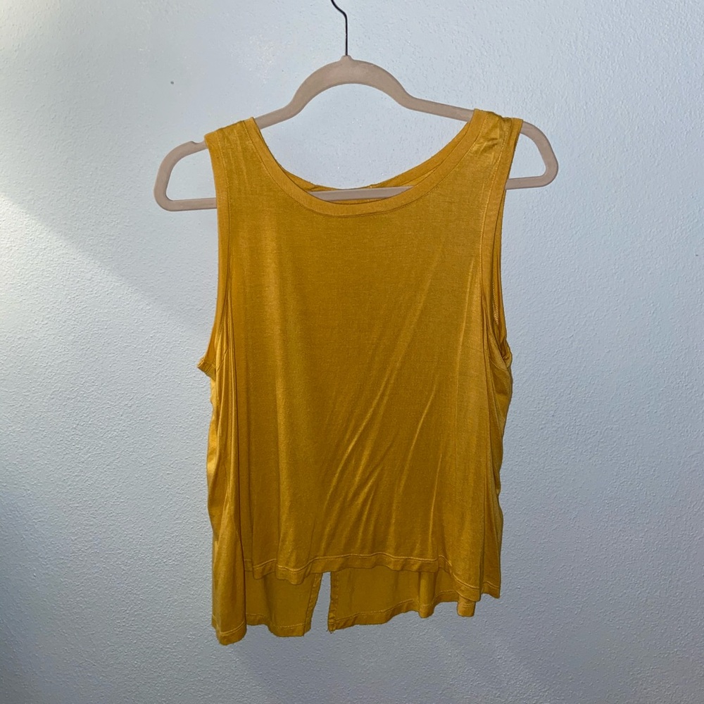 Yellow tank top